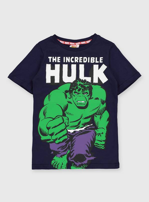 Marvel Avengers Hulk Navy T-Shirt - 3 years